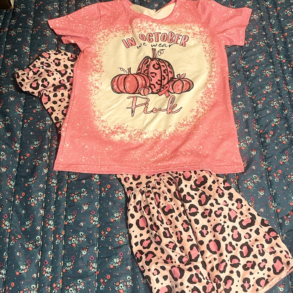 Pink October outfit